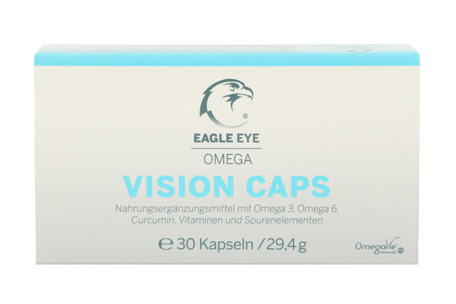 Augenvitamine Eagle Eye Omega Vision Caps 30 Kapseln Nahrungsergänzung