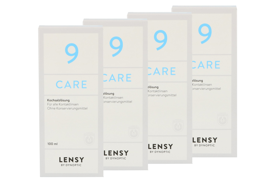 Sparpakete Linsenmittel Lensy Care 9 4 x 100 ml Kochsalzlösung