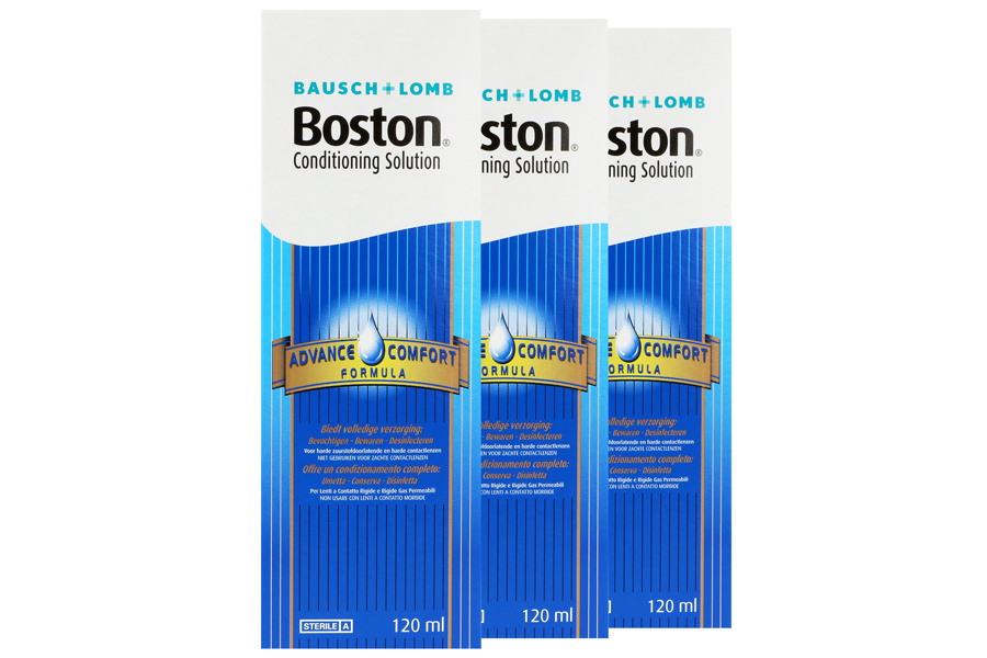 Sparpakete Linsenmittel Boston Advance 3 x 120 ml Aufbewahrungslösung