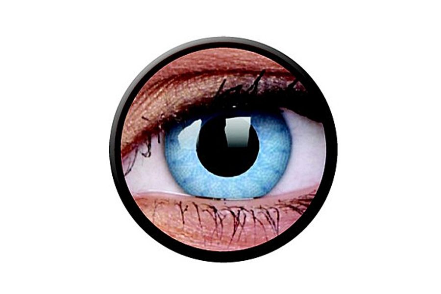 Sphärische Kontaktlinsen Funny Lens 2 Motiv-Drei-Monatslinsen Solar Blue