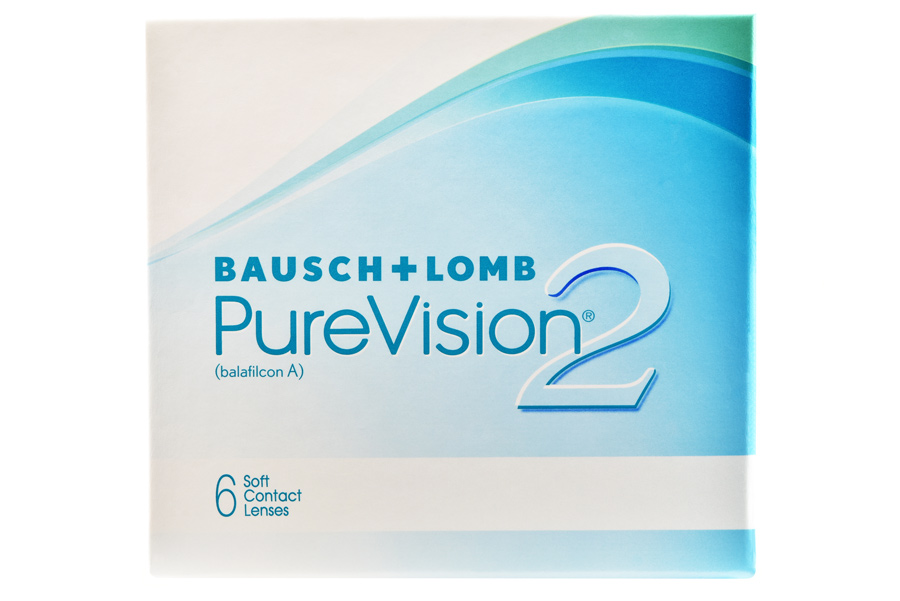 Sphärische Kontaktlinsen Pure Vision 2 HD 6 Monatslinsen