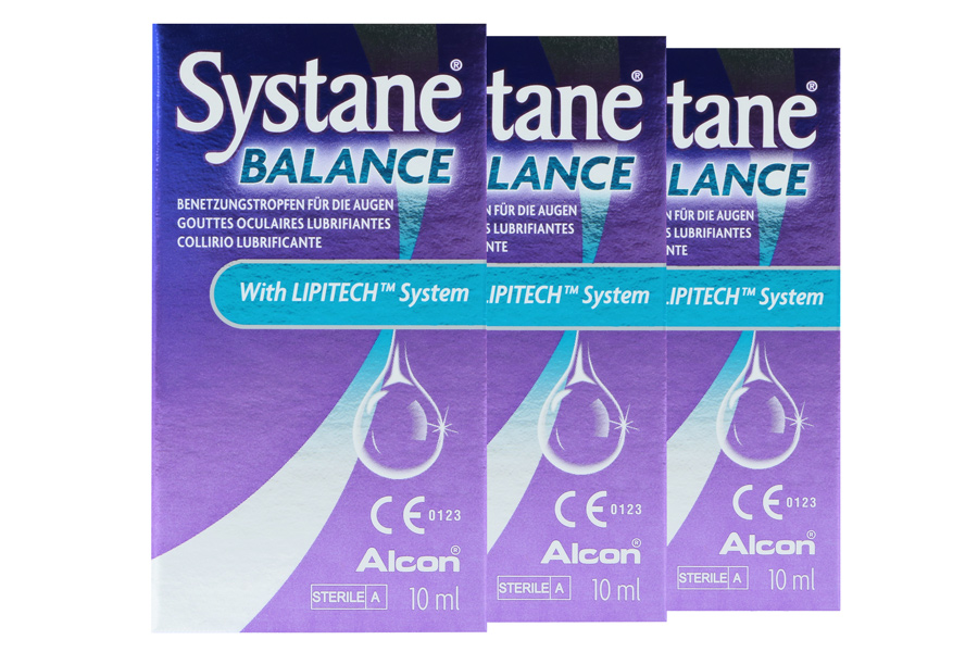 Pflegemittel Systane Balance 3 x 10 ml Augentropfen