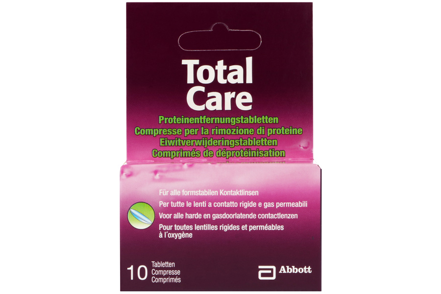 Pflegemittel Total Care 10 Proteinentfernungs-Tabletten