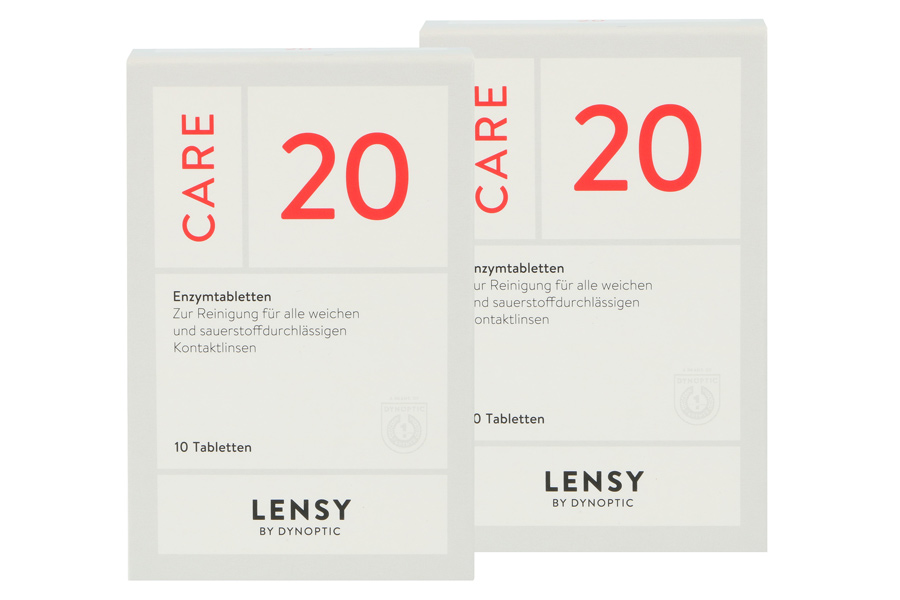 Sparpakete Linsenmittel Lensy Care 20 2 x 10 Enzymtabletten