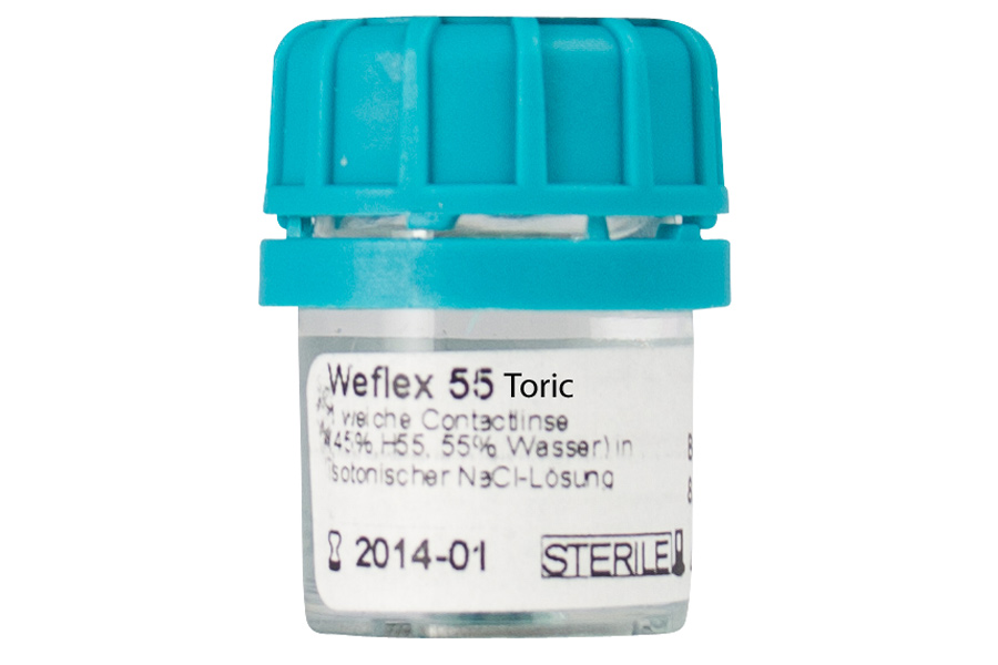 Jahreslinsen weich Weflex 55 toric Advance 1 Jahreslinse