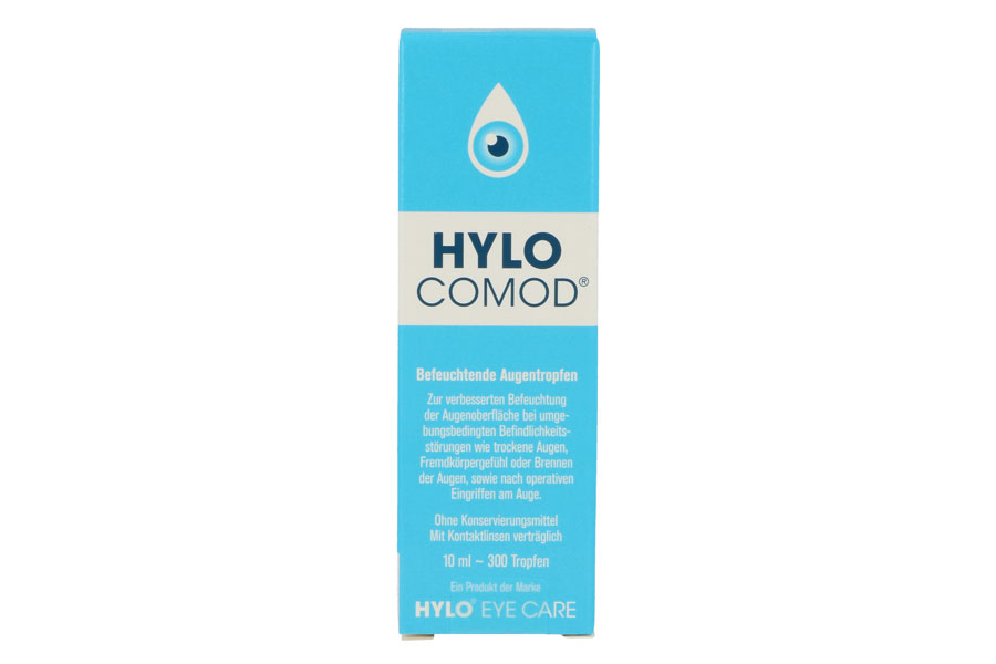 Augentropfen ohne Konservierungsmittel Hylo-Comod 10 ml Augentropfen