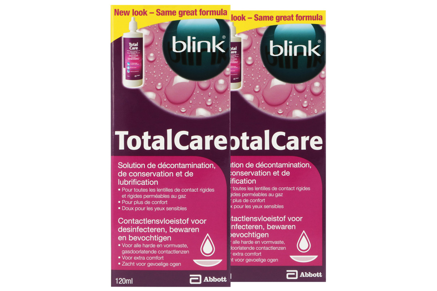 Sparpakete Linsenmittel Total Care 2 x 120 ml Desinfektions- und Aufbewahrungslösung