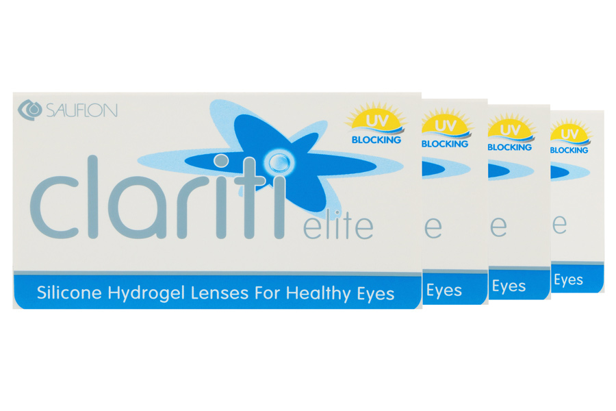 Sphärische Kontaktlinsen Clariti elite 4 x 6 Monatslinsen