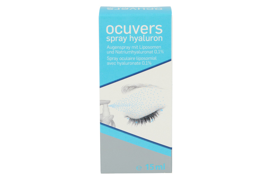 Pflegemittel Ocuvers Spray Hyaluron 15 ml Augenspray