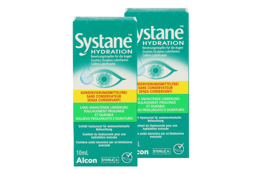 Augentropfen ohne Konservierungsmittel Systane Hydration 2 x 10 ml Augentropfen ohne Konservierungsstoffe von Alcon