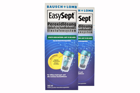 Sparpakete Linsenmittel EasySept 2 x 360 ml Peroxid-Lösung