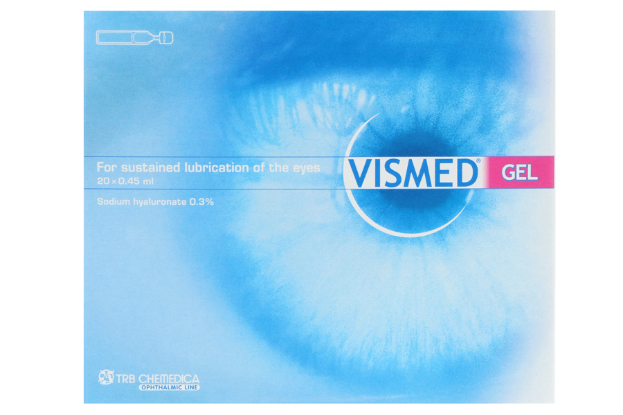 Augentropfen ohne Konservierungsmittel Vismed gel 20 x 0,45 ml Augentropfen