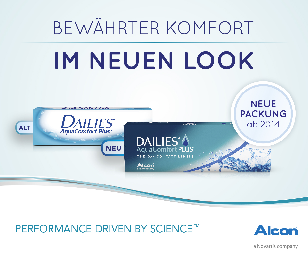 Sphärische Kontaktlinsen Dailies AquaComfort Plus 2 x 90 Tageslinsen Sparpaket 3 Monate von Alcon