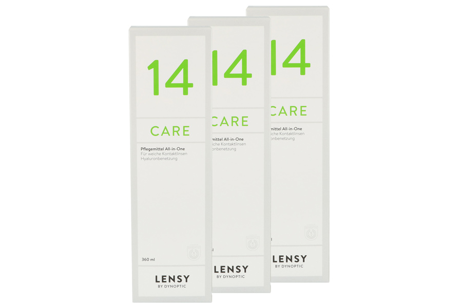 Sparpakete Linsenmittel Lensy Care 14 3 x 360 ml All-in-One Lösung