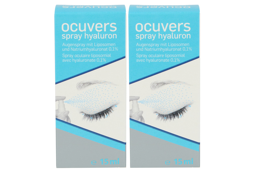 Pflegemittel Ocuvers Spray Hyaluron 2 x 15 ml Augenspray