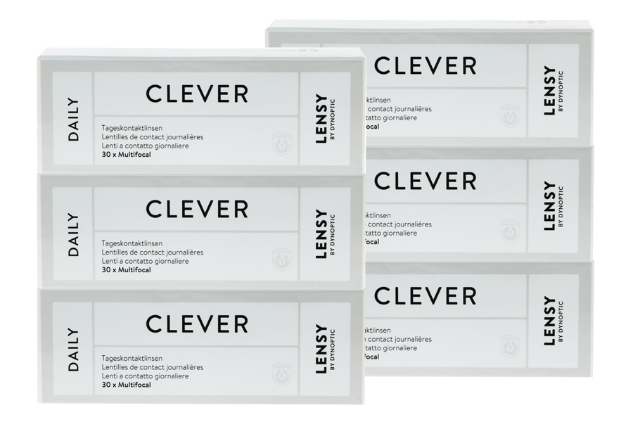 Multifokale Tageslinsen Lensy Daily Clever Multifocal 2 x 90 Tageslinsen Sparpaket 3 Monate