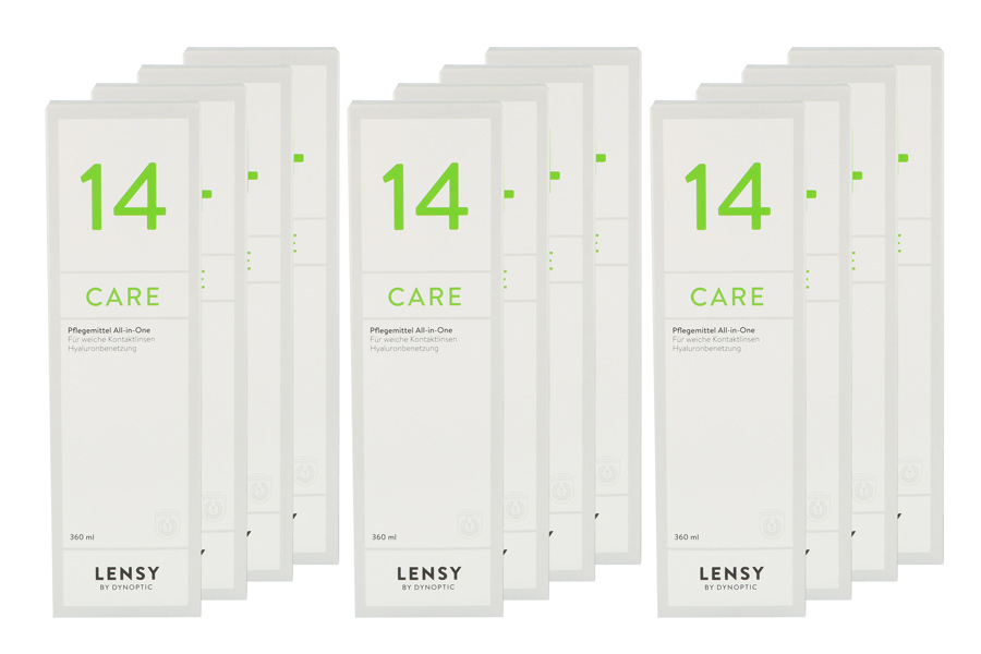 Sparpakete Linsenmittel Lensy Care 14 12 x 360 ml All-in-One Lösung