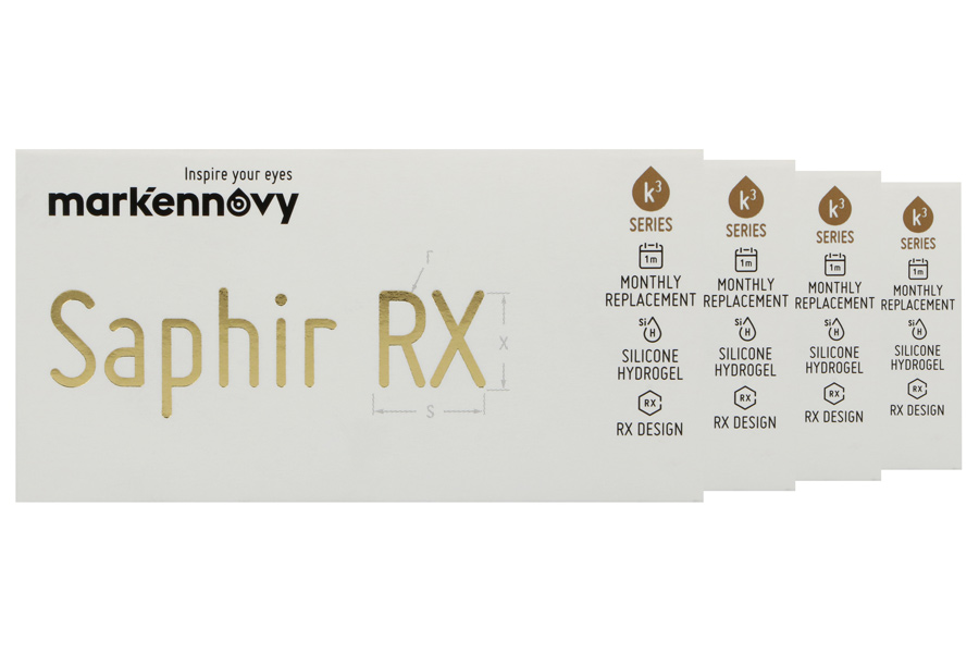 Monatslinsen Saphir Rx Monthly Multifocal 4 x 3 Monatslinsen