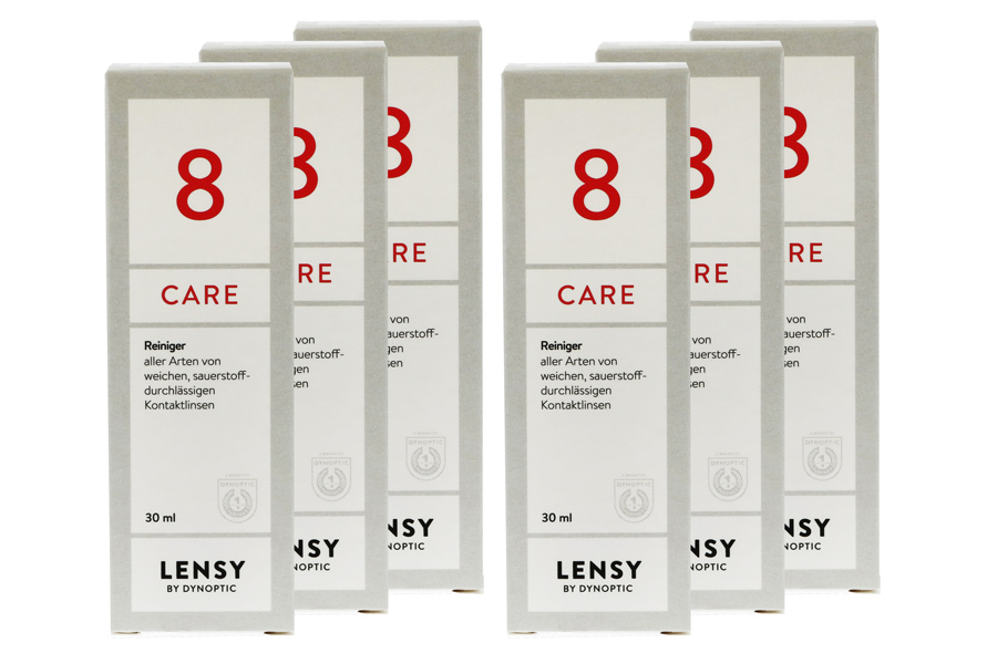 Sparpakete Linsenmittel Lensy Care 8 6 x 30 ml Kontaktlinsenreiniger