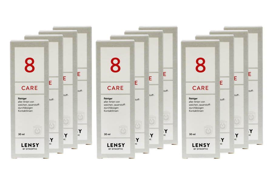 Sparpakete Linsenmittel Lensy Care 8 12 x 30 ml Kontaktlinsenreiniger