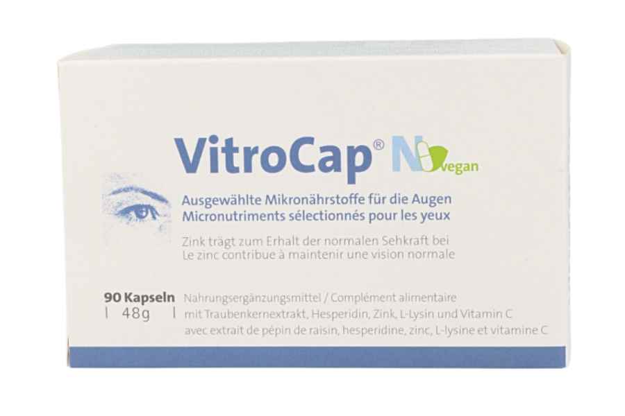 Augenvitamine Vitro Cap N Kapseln 90 Stück - vegane Nahrungsergänzung