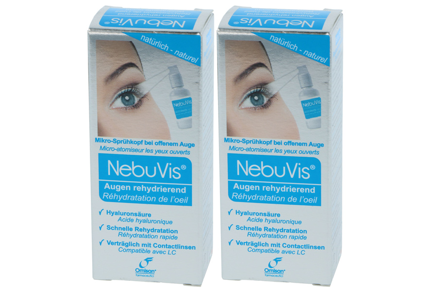 Pflegemittel NebuVis Augen rehydrierend 2 x 10 ml Augenspray