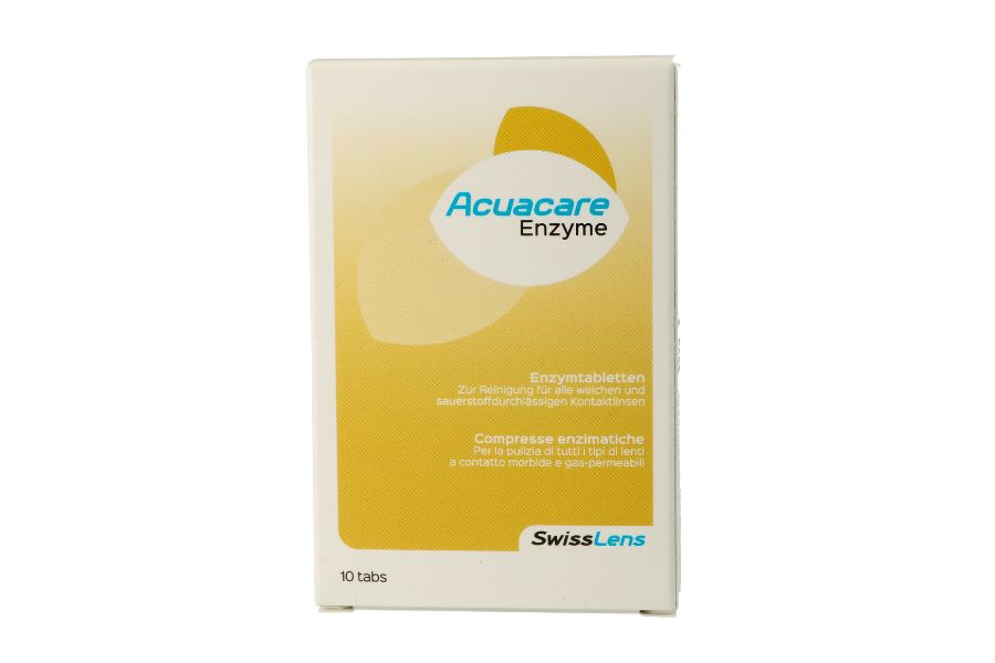 Pflegemittel Acuacare Enzyme, 10 Protein-Reinigungstabletten