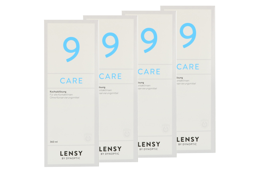 Sparpakete Linsenmittel Lensy Care 9 4 x 360 ml Kochsalzlösung