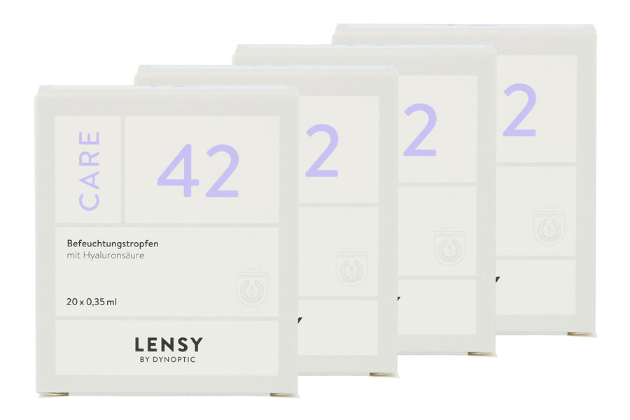 Pflegemittel Lensy Care 42 4 x 20 x 0.35 ml Augentropfen