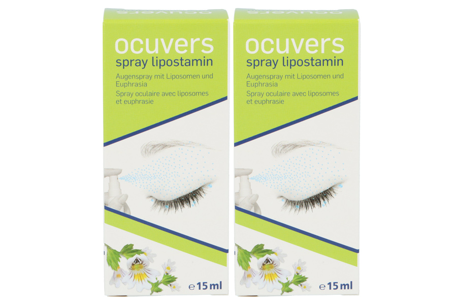 Pflegemittel Ocuvers Spray Lipostamin 2 x 15 ml Augenspray