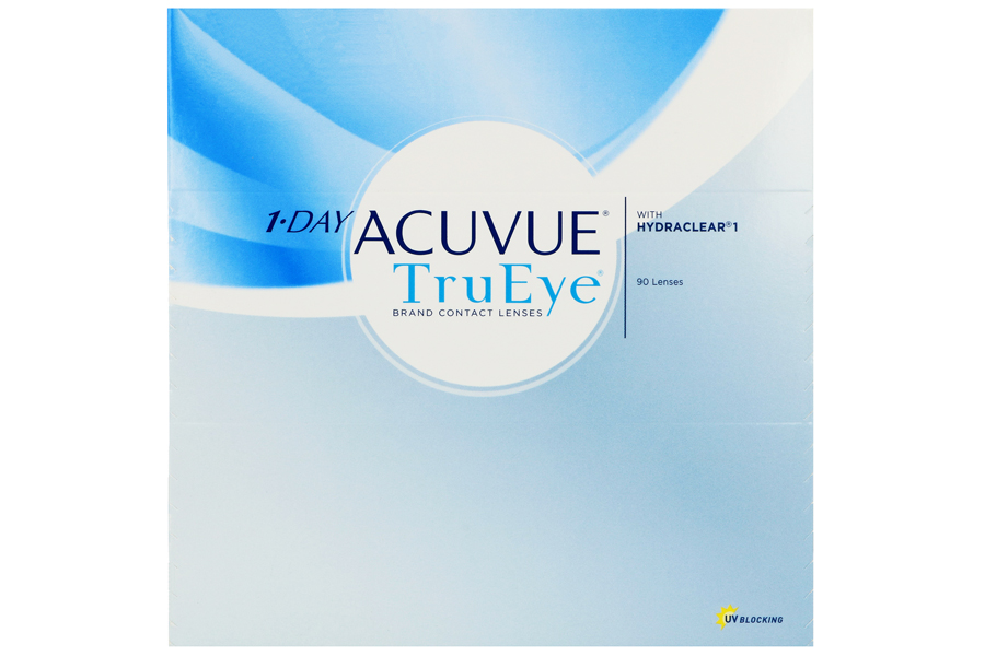 Sphärische Kontaktlinsen 1-Day Acuvue TruEye with Hydraclear 90 Tageslinsen von Johnson & Johnson