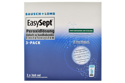 Sparpakete Linsenmittel EasySept Multipack 3 x 360 ml Peroxid-Lösung