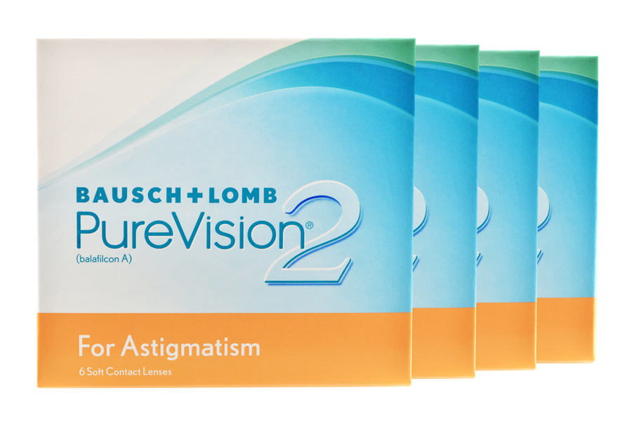 Monatslinsen Pure Vision 2 HD For Astigmatism 4 x 6 Monatslinsen