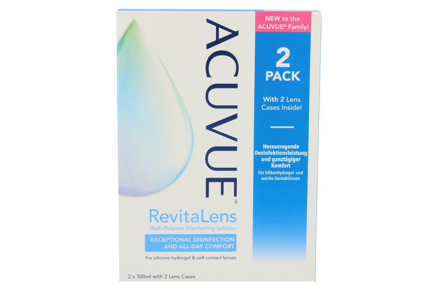 Sparpakete Linsenmittel Acuvue RevitaLens Doppelpack 2 x 300 ml All-in-One Lösung