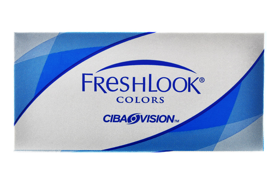 Farbige Kontaktlinsen ohne Stärke Fresh Look Colors 2 farbige Monatslinsen