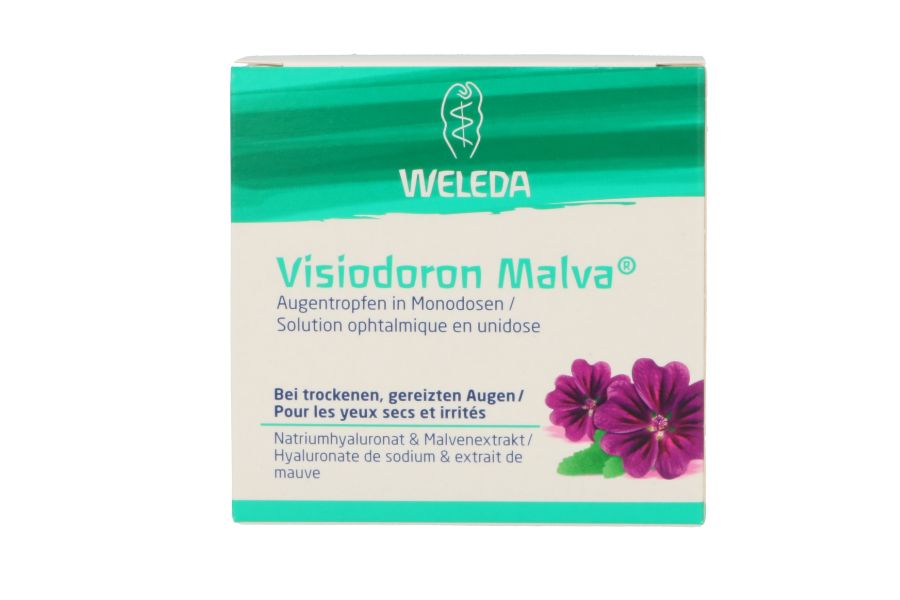 Augentropfen ohne Konservierungsmittel Visiodoron Malva® Augentropfen Monodosen, 20 x 0.4 ml | Weleda