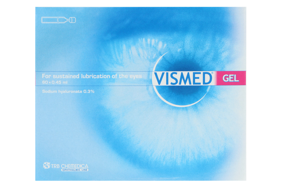 Augentropfen ohne Konservierungsmittel Vismed gel 60 x 0,45 ml Augentropfen
